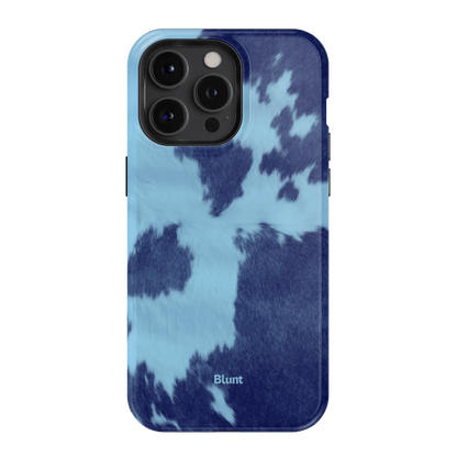 Blue Crow Print iPhone Case - Blunt Cases
