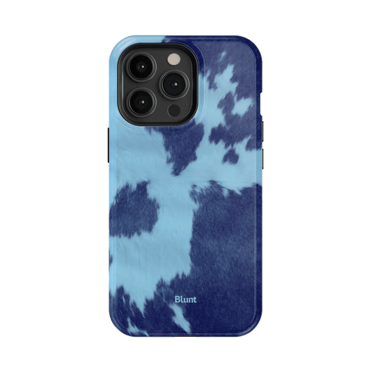 Blue Crow Print iPhone Case - Blunt Cases