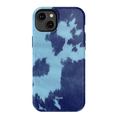 Blue Crow Print iPhone Case - Blunt Cases