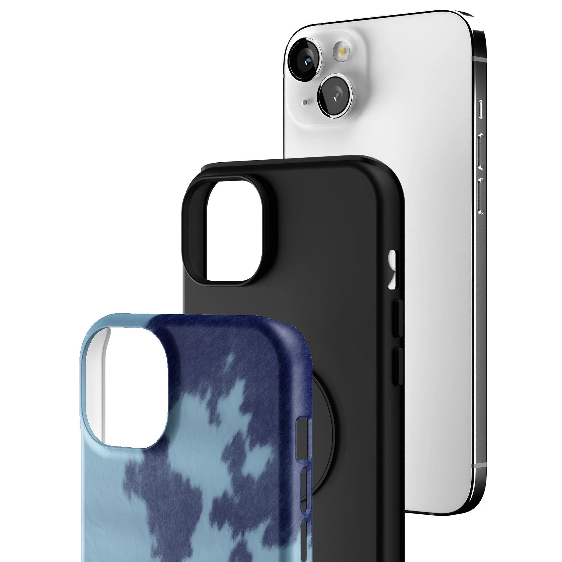 Blue Crow Print iPhone Case gallery - Iphone_14_Mini_Air_Plus_3