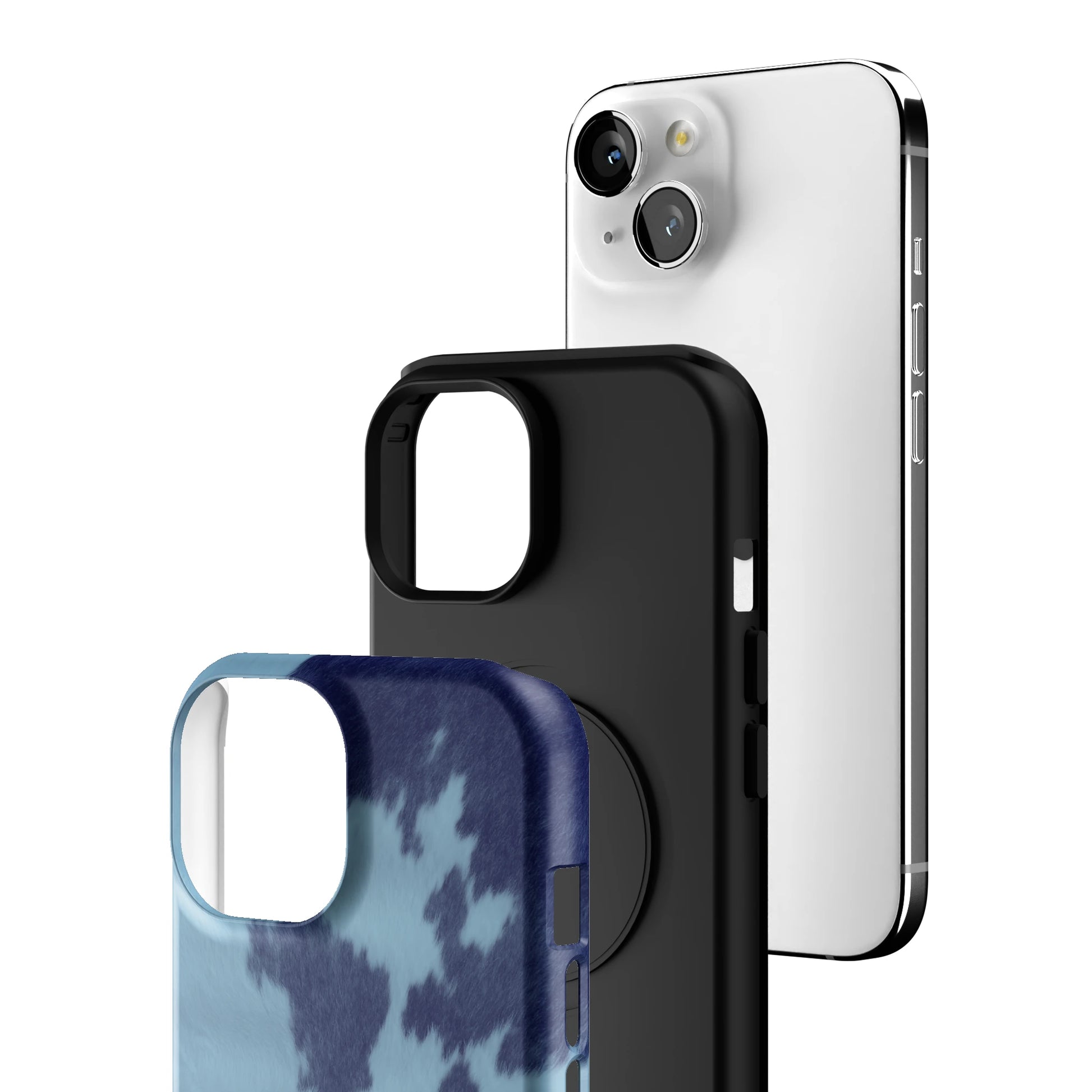 Blue Crow Print iPhone Case gallery - Iphone_15_Iphone_3