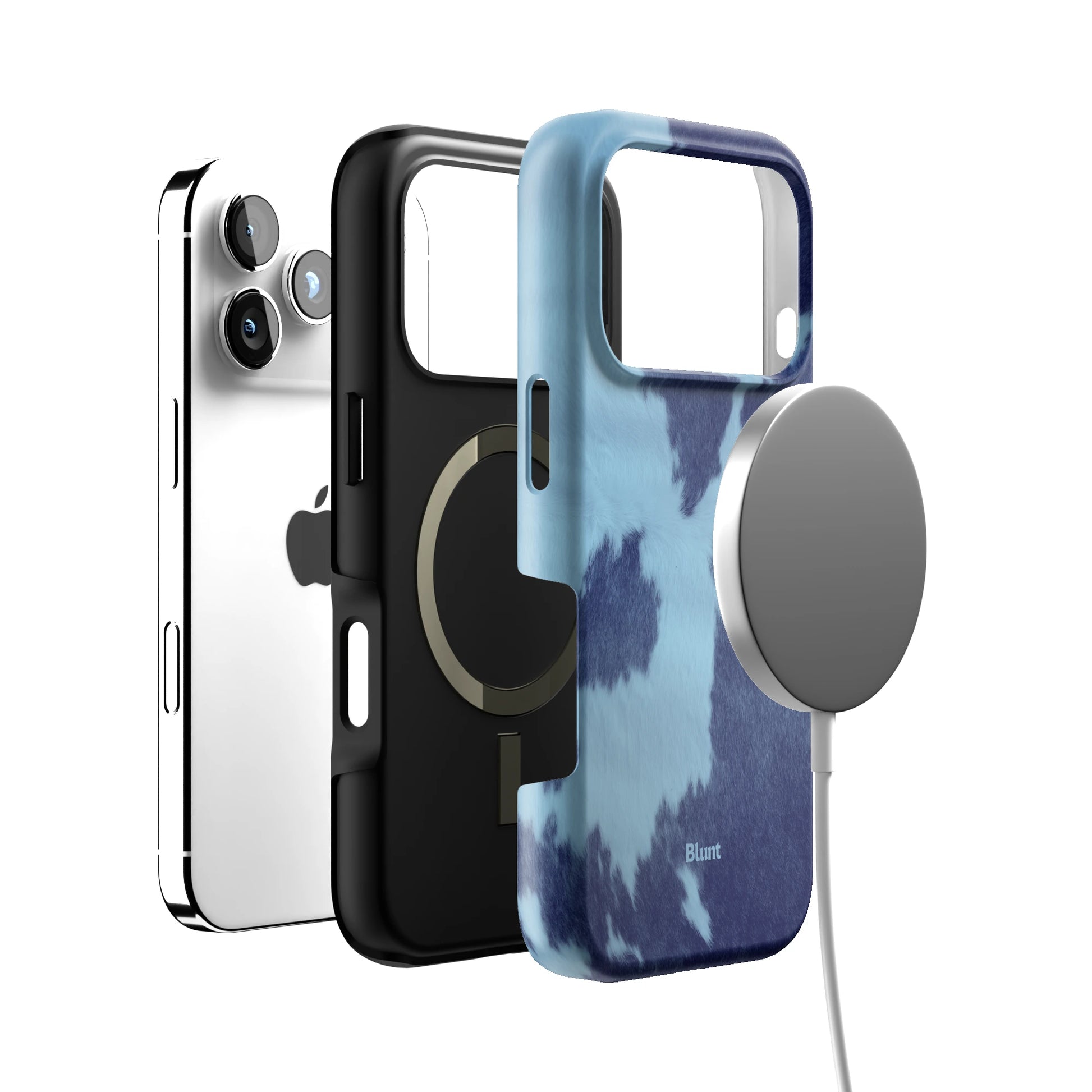 Blue Crow Print iPhone Case gallery - Iphone_17_Pro_4