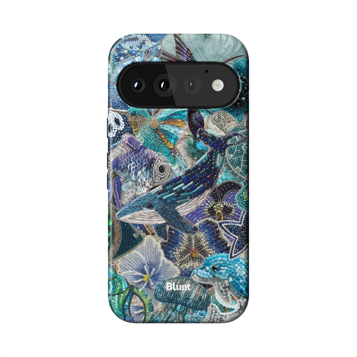 Blue Crush Pixel Case - Blunt Cases