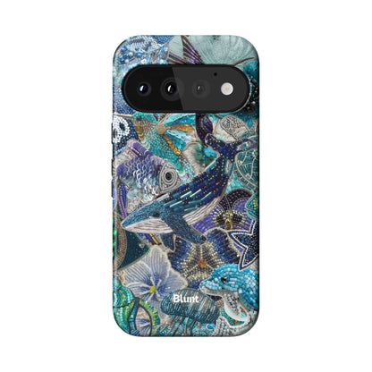 Blue Crush Pixel Case - Blunt Cases
