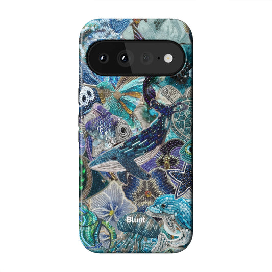 Blue Crush Pixel Case - Blunt Cases