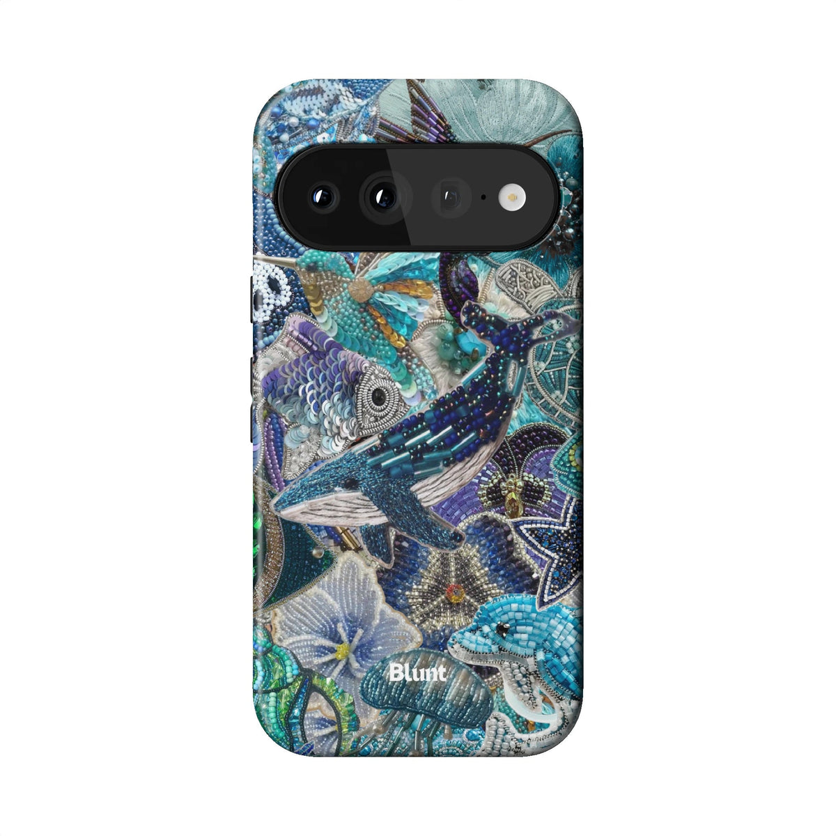 Blue Crush Pixel Case - Blunt Cases