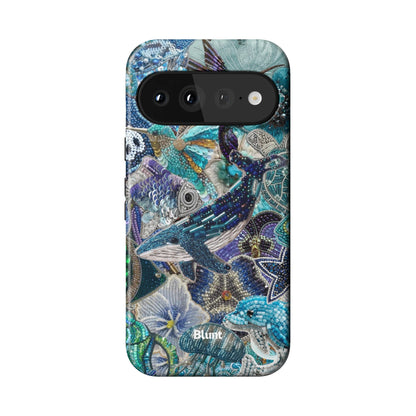 Blue Crush Pixel Case - Blunt Cases