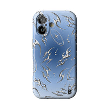 Blue Cyber Statement iPhone Case