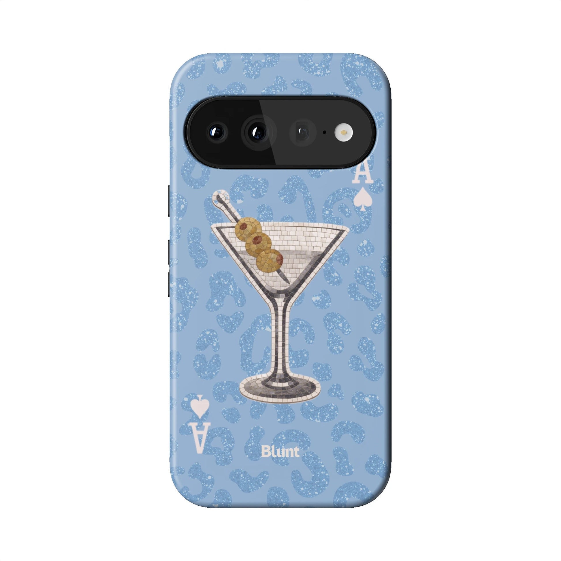 Blue Dirty Martini Pixel Case - Blunt Cases