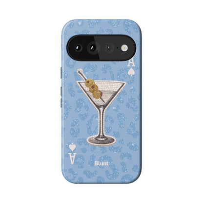 Blue Dirty Martini Pixel Case - Blunt Cases