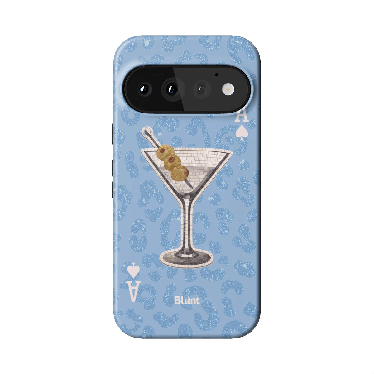 Blue Dirty Martini Pixel Case - Blunt Cases