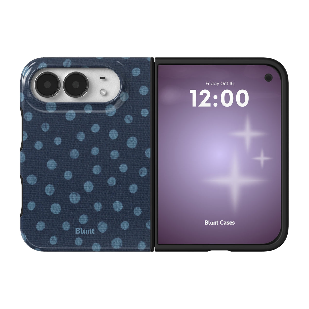 blue-dot-iphone-case iPhone 18 Duo case, view 1