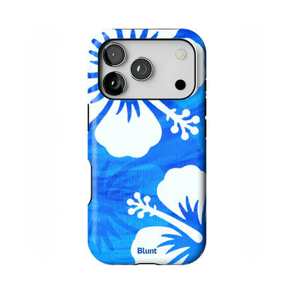 Blue Hibiscus iPhone Case - Blunt Cases