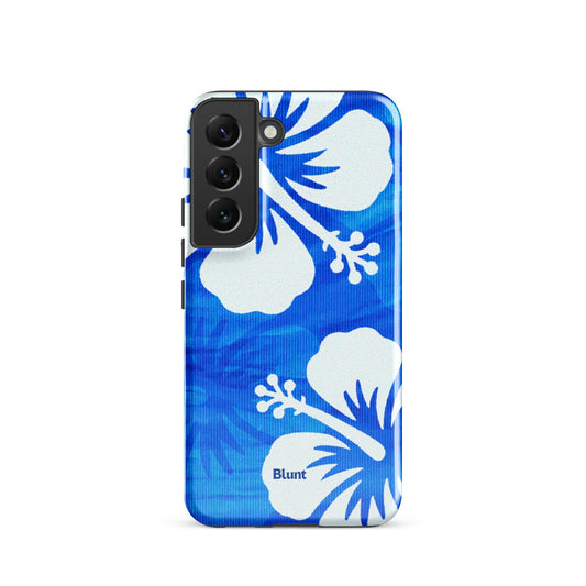 Blue Hibiscus Samsung Case - Blunt Cases
