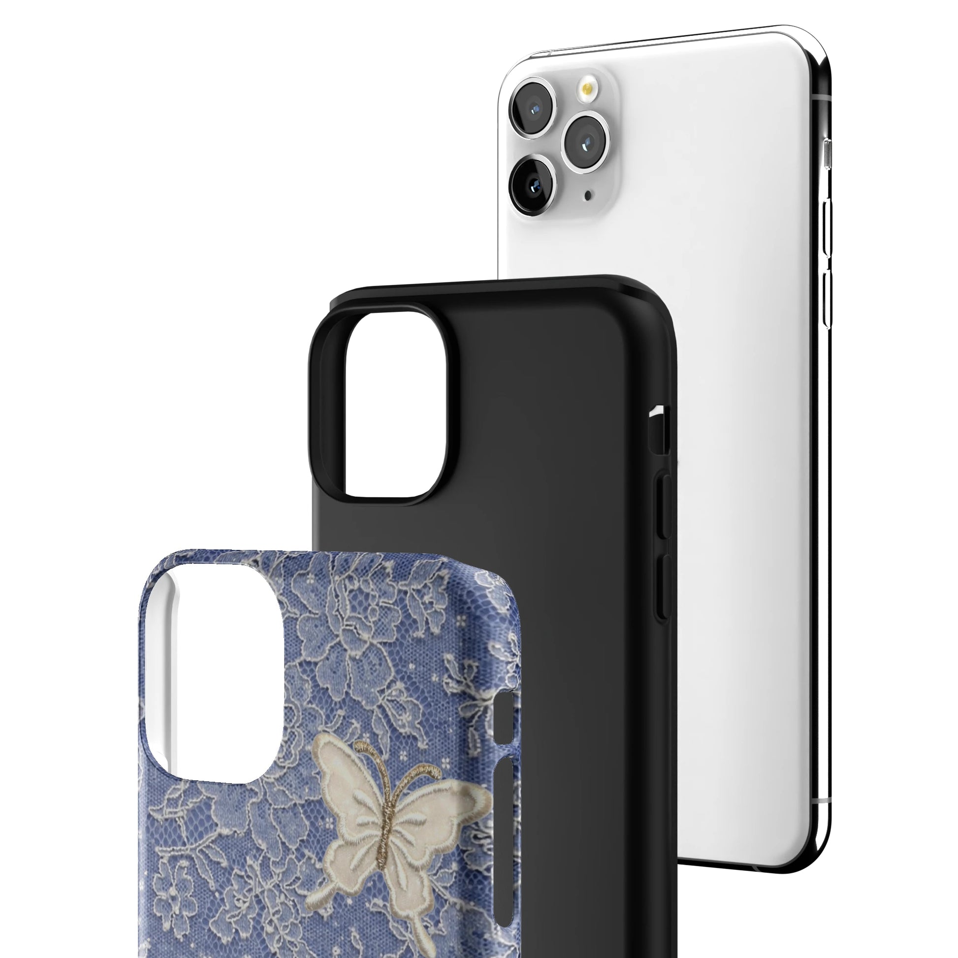 Blue Lace Butterfly iPhone Case gallery - Iphone_11_Pro_Max_3
