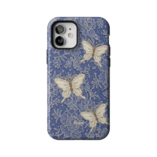 Blue Lace Butterfly iPhone Case gallery - Iphone_12_Iphone_1