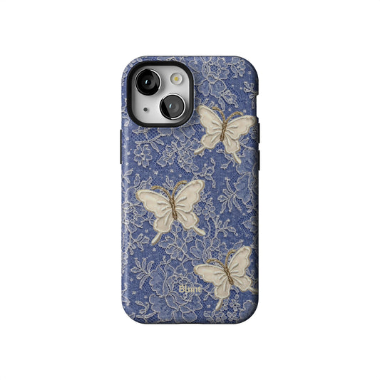 Blue Lace Butterfly iPhone Case gallery - Iphone_13_Mini_Air_Plus_1