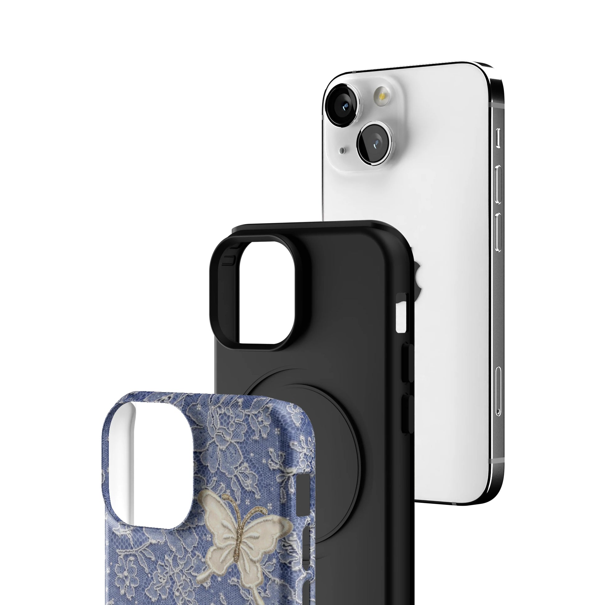 Blue Lace Butterfly iPhone Case gallery - Iphone_13_Mini_Air_Plus_3