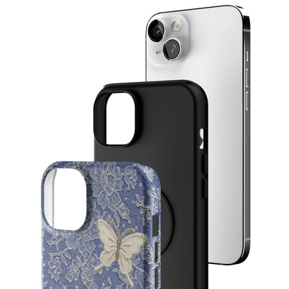Blue Lace Butterfly iPhone Case gallery - Iphone_14_Mini_Air_Plus_3