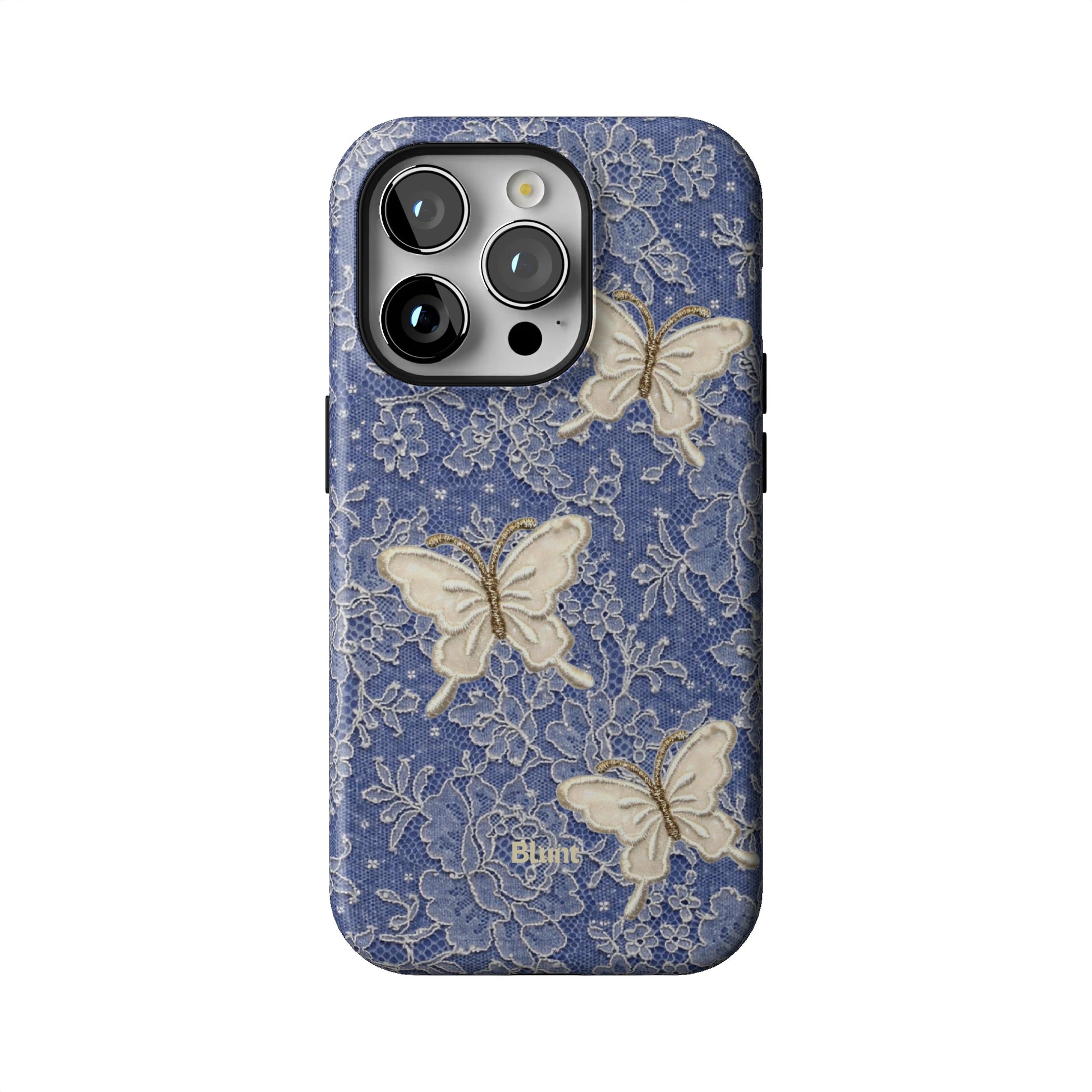 Blue Lace Butterfly iPhone Case gallery - Iphone_14_Pro_1