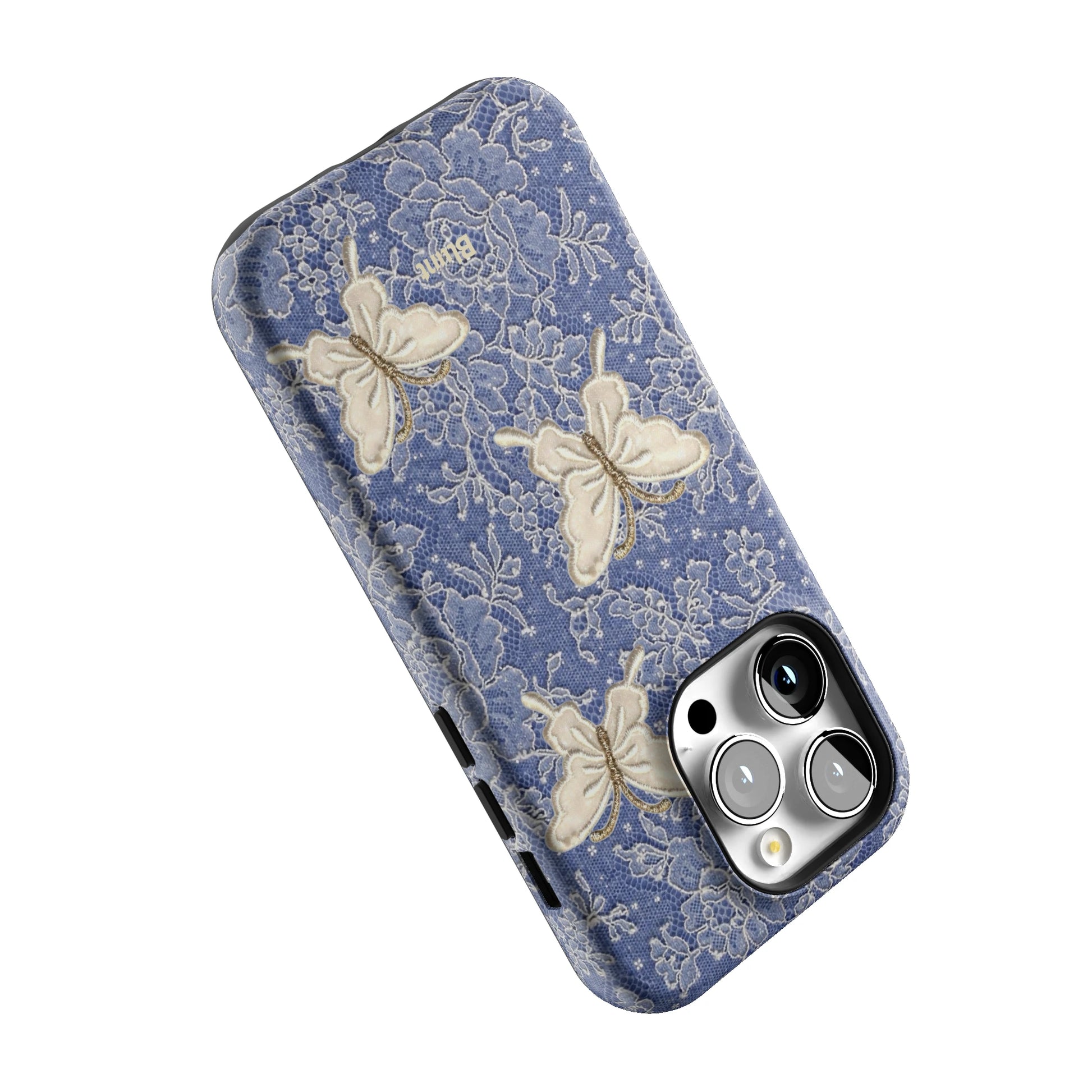 Blue Lace Butterfly iPhone Case gallery - Iphone_14_Pro_5