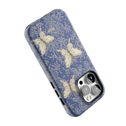 Blue Lace Butterfly iPhone Case gallery - Iphone_14_Pro_5