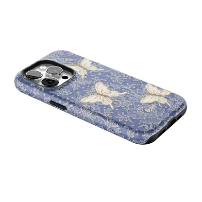 Blue Lace Butterfly iPhone Case gallery - Iphone_15_Pro_2