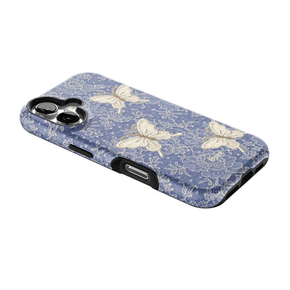 Blue Lace Butterfly iPhone Case gallery - Iphone_16_Iphone_2