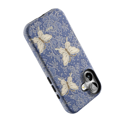 Blue Lace Butterfly iPhone Case gallery - Iphone_16_Iphone_5