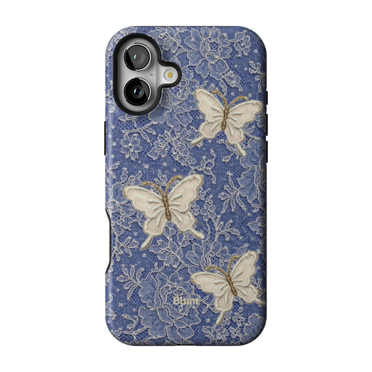Blue Lace Butterfly iPhone Case gallery - Iphone_16_Mini_Air_Plus_1