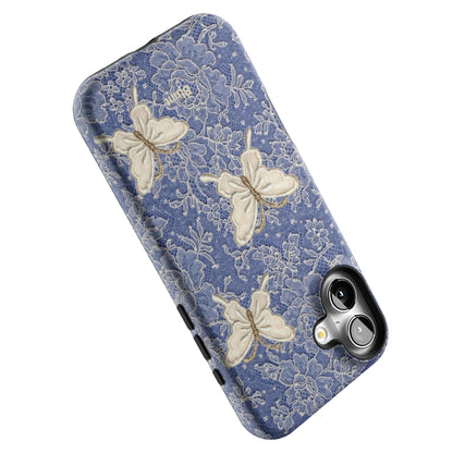 Blue Lace Butterfly iPhone Case gallery - Iphone_16_Mini_Air_Plus_5