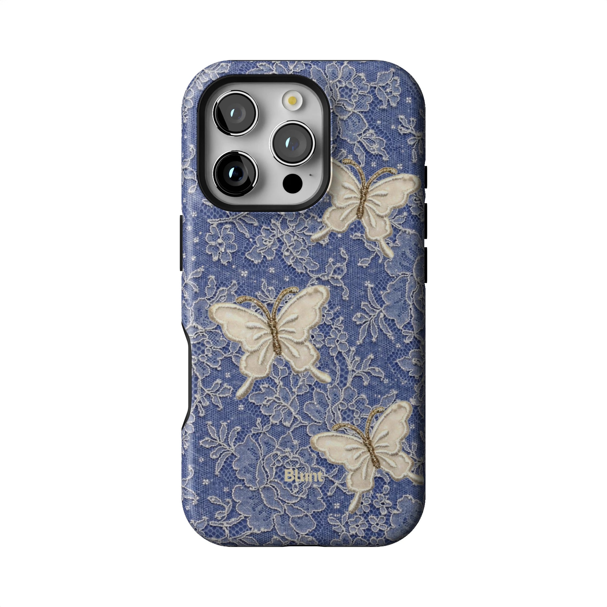 Blue Lace Butterfly iPhone Case gallery - Iphone_16_Pro_1
