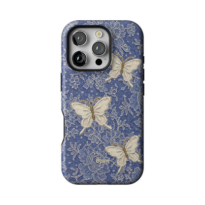 Blue Lace Butterfly iPhone Case gallery - Iphone_16_Pro_1