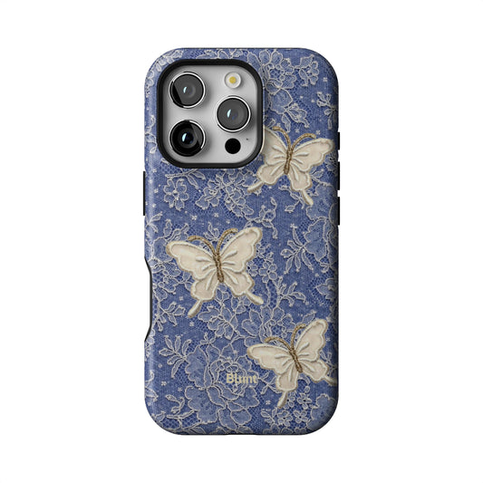 Blue Lace Butterfly iPhone Case gallery - Iphone_16_Pro_1