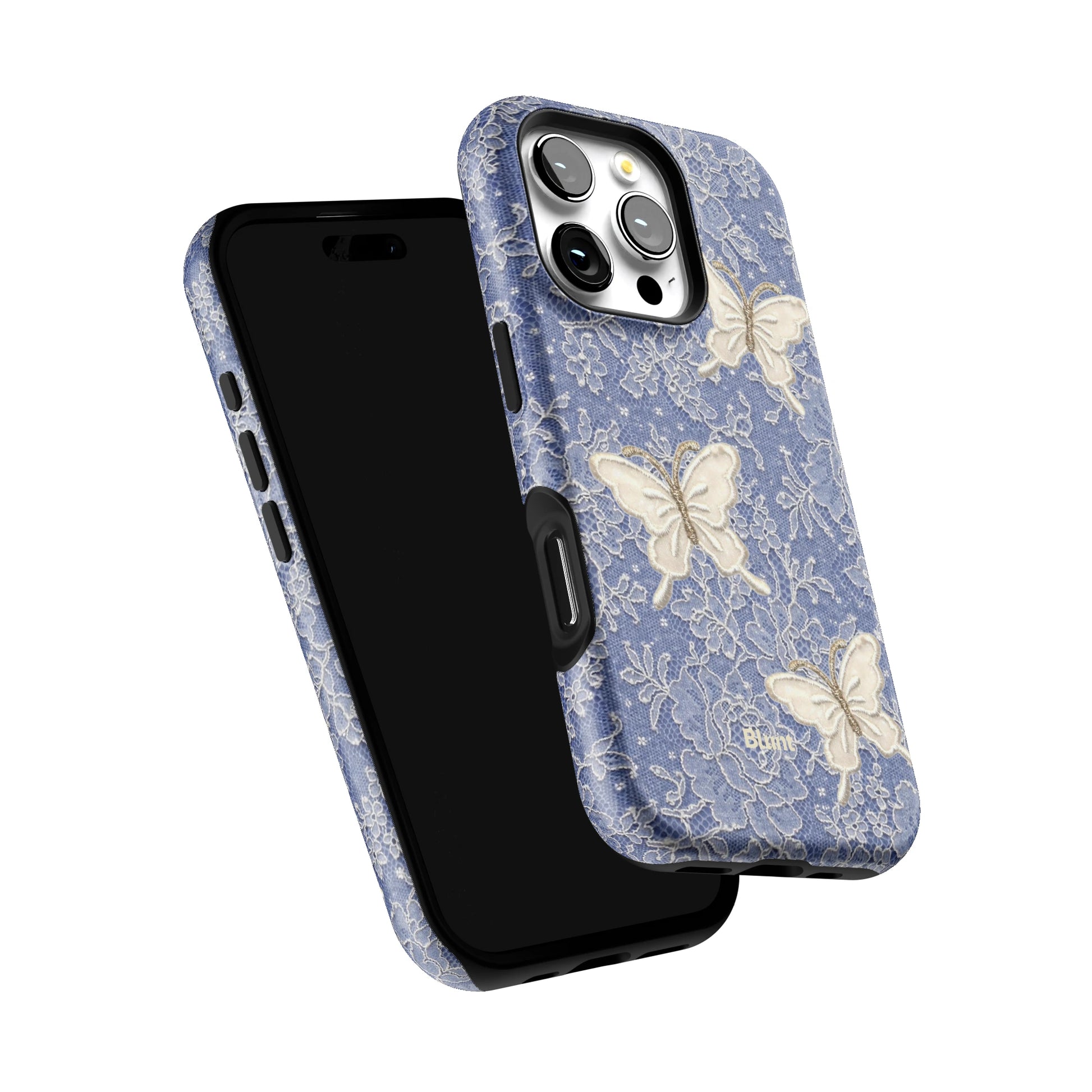 Blue Lace Butterfly iPhone Case gallery - Iphone_16_Pro_6