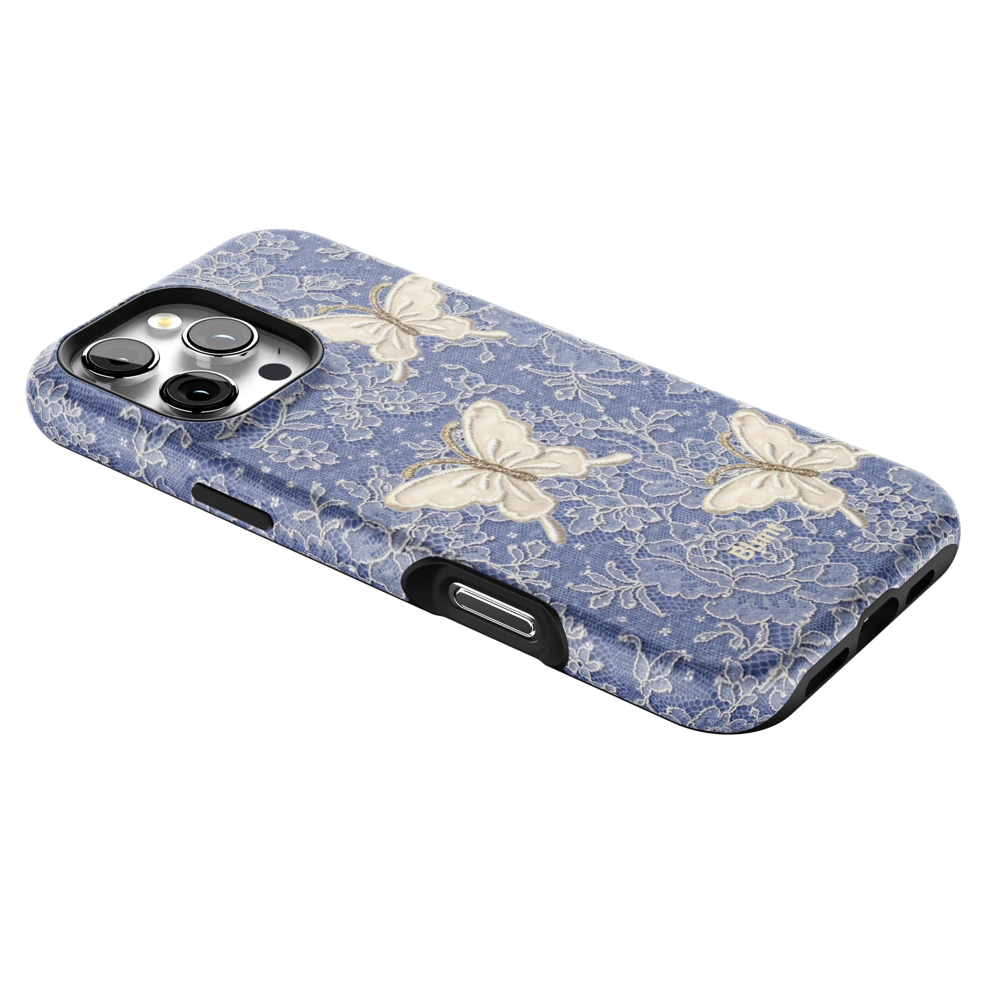 Blue Lace Butterfly iPhone Case gallery - Iphone_16_Pro_Max_2
