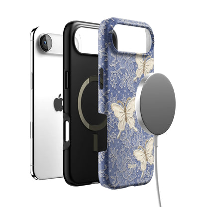 Blue Lace Butterfly iPhone Case gallery - Iphone_17_Air_4