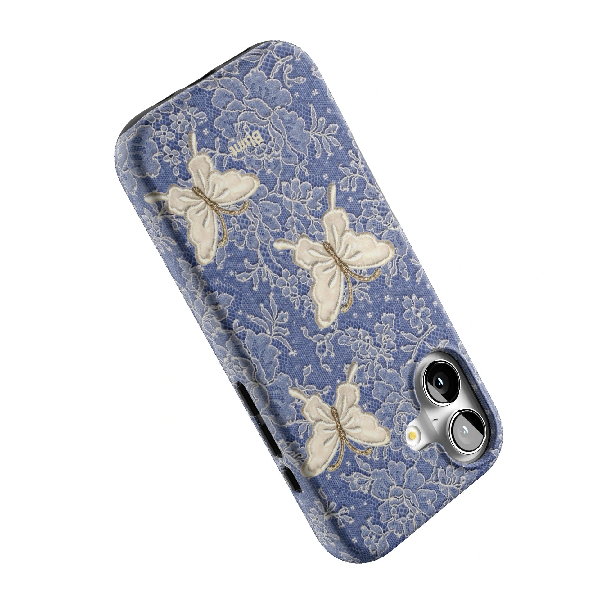 Blue Lace Butterfly iPhone Case gallery - Iphone_17_Iphone_5