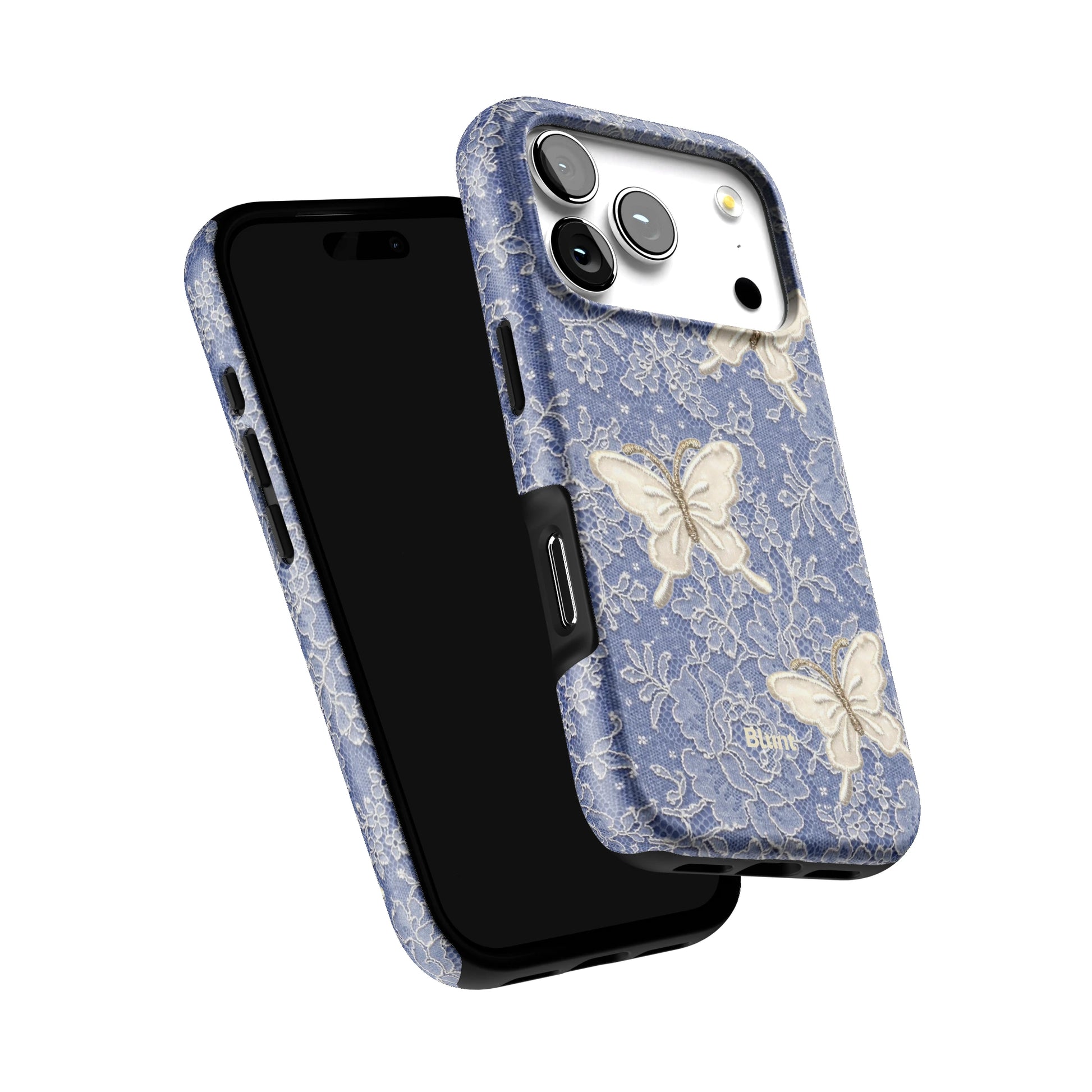 Blue Lace Butterfly iPhone Case gallery - Iphone_17_Pro_6