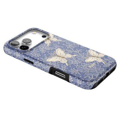 Blue Lace Butterfly iPhone Case gallery - Iphone_17_Pro_Max_2