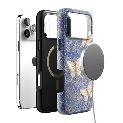 Blue Lace Butterfly iPhone Case gallery - Iphone_17_Pro_Max_4