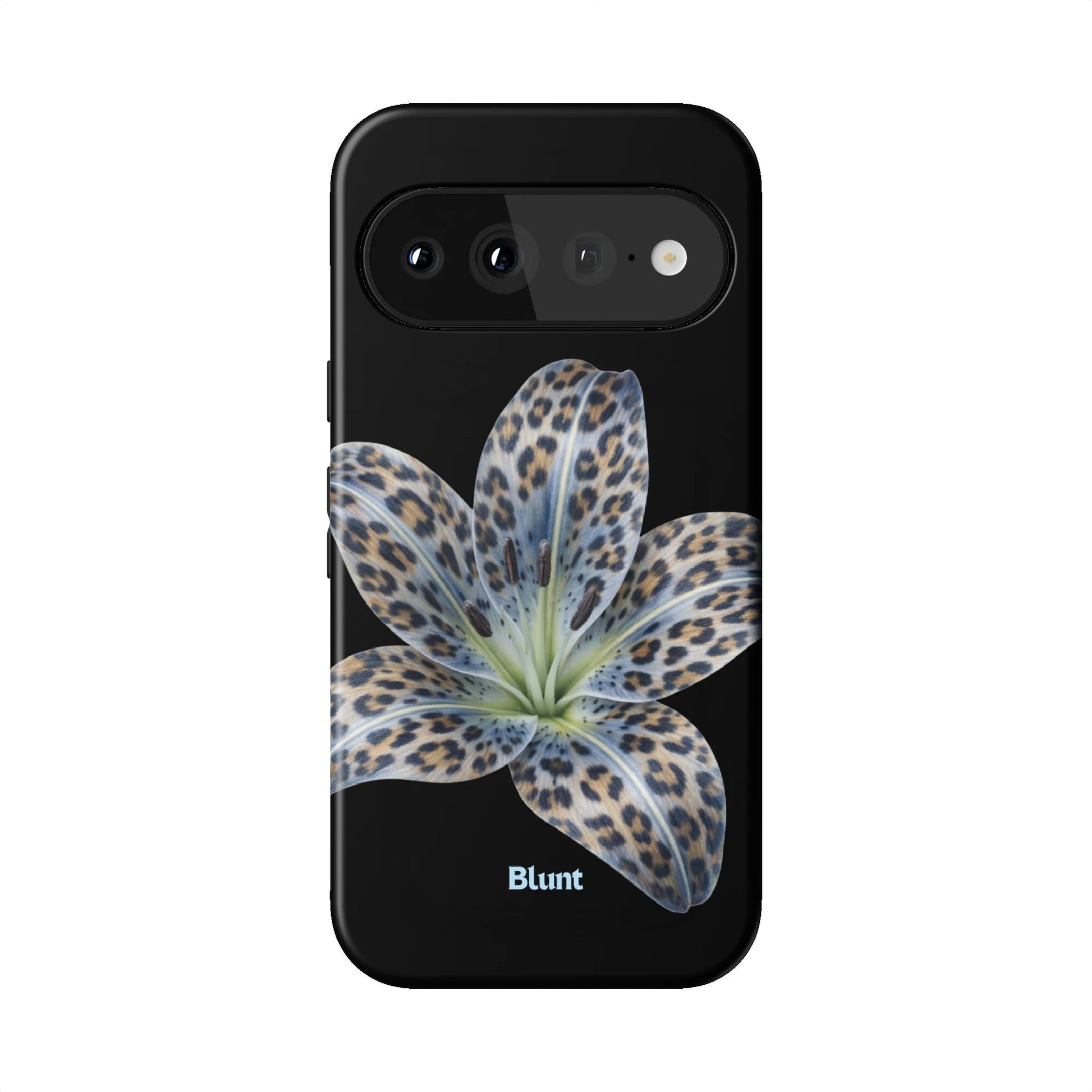Blue Leopard Bloom Pixel Case - Blunt Cases