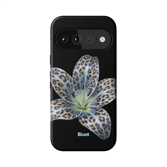 Blue Leopard Bloom Pixel Case - Blunt Cases