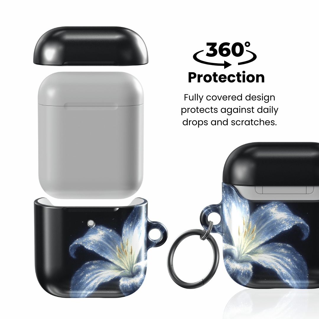 Blue Lilly AirPod Case - Blunt Cases