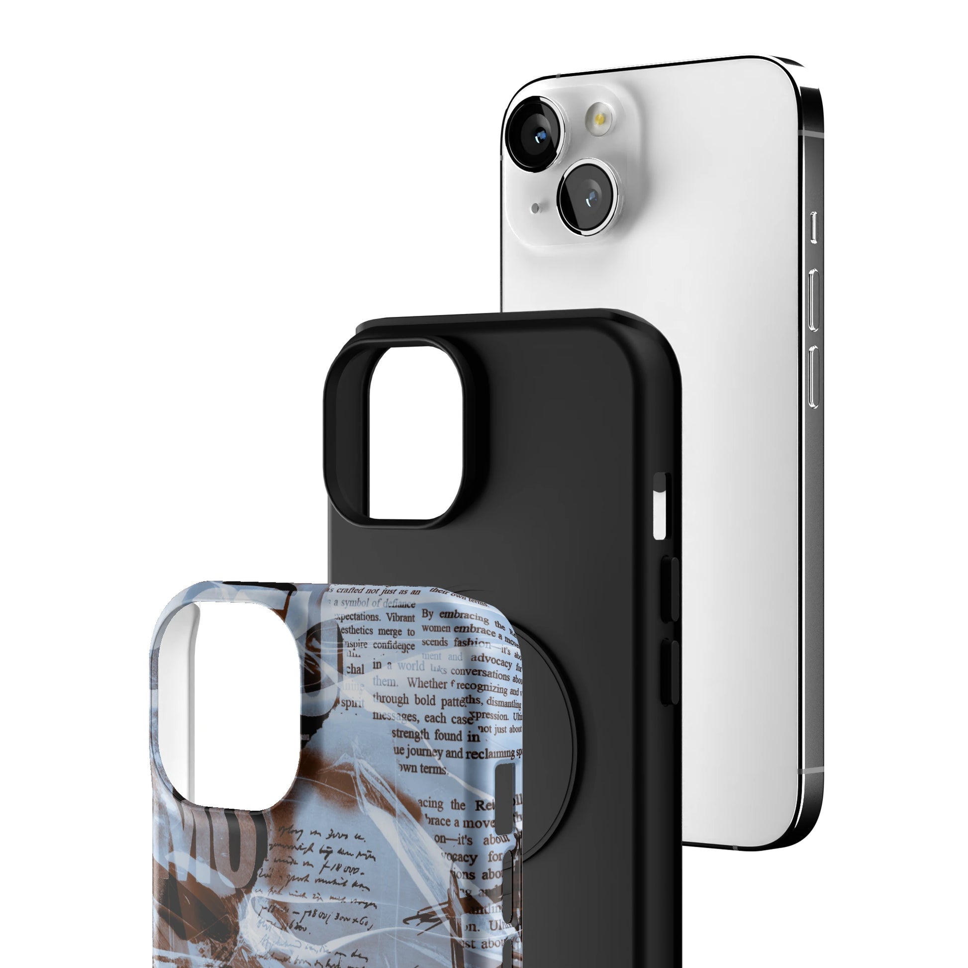 Blue Love Letter iPhone Case gallery - Iphone_14_Iphone_3