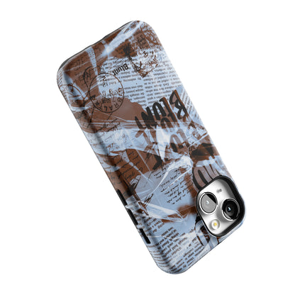 Blue Love Letter iPhone Case gallery - Iphone_14_Iphone_5