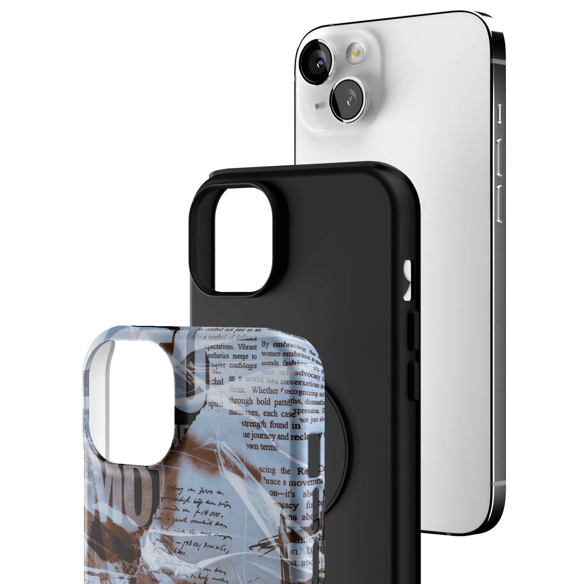 Blue Love Letter iPhone Case gallery - Iphone_14_Mini_Air_Plus_3