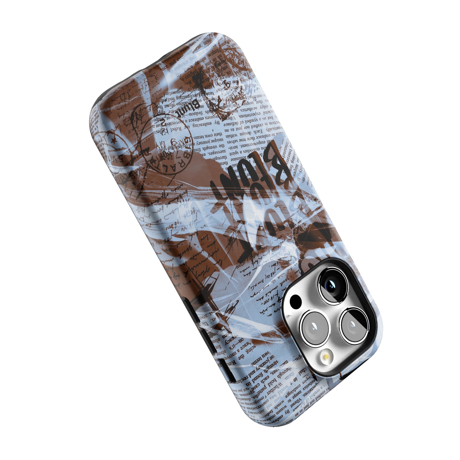 Blue Love Letter iPhone Case gallery - Iphone_14_Pro_5