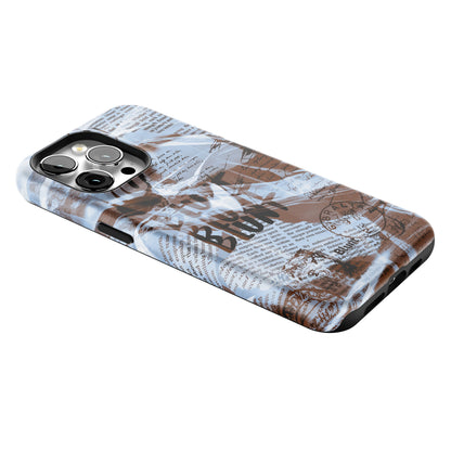 Blue Love Letter iPhone Case gallery - Iphone_15_Pro_Max_2