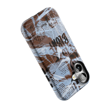 Blue Love Letter iPhone Case gallery - Iphone_16_Iphone_5